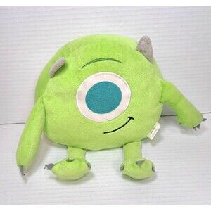 Disney Mike Wazowski 9" Plush Toy Monster Inc Pixar Stuffed Animal Collectible